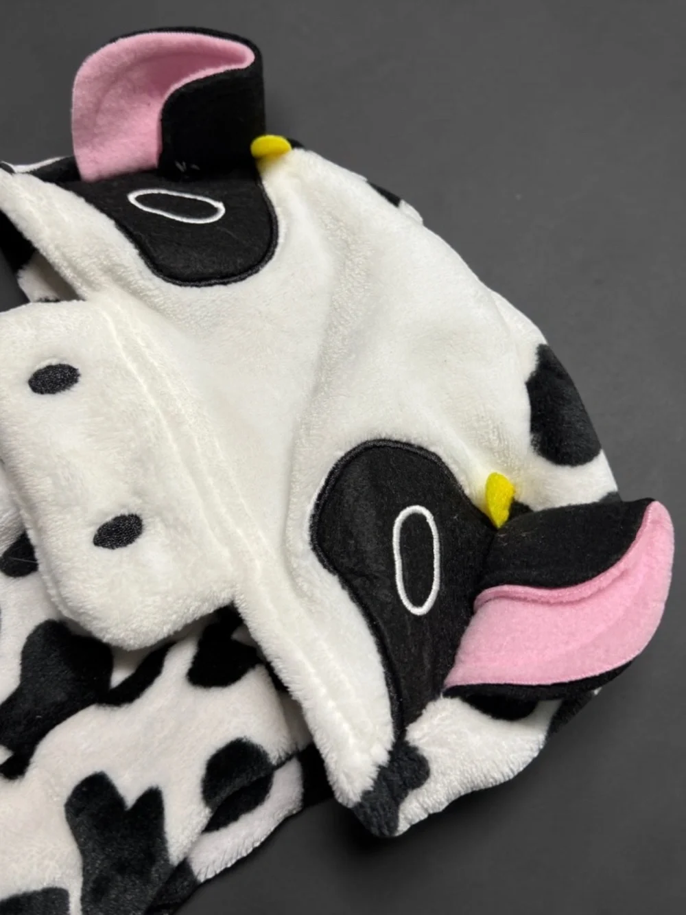 NWOT Plush Cow Dog Costume Size 2XL Halloween Pet Outfit